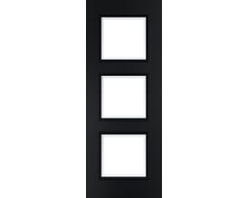 Trinity Black Glazed - Prefinished Internal Doors