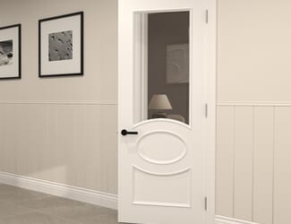 Clarendon White Glazed Internal Doors