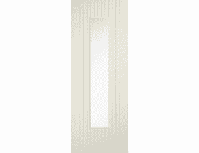 Sydney Ivory Clear Glazed Laminate Internal Doors