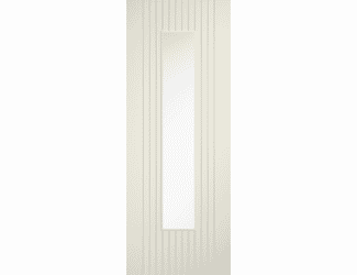 Sydney Ivory Clear Glazed Laminate Internal Doors