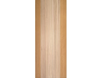 Brisbane Blonde Oak Clear Glazed Laminate Internal Doors