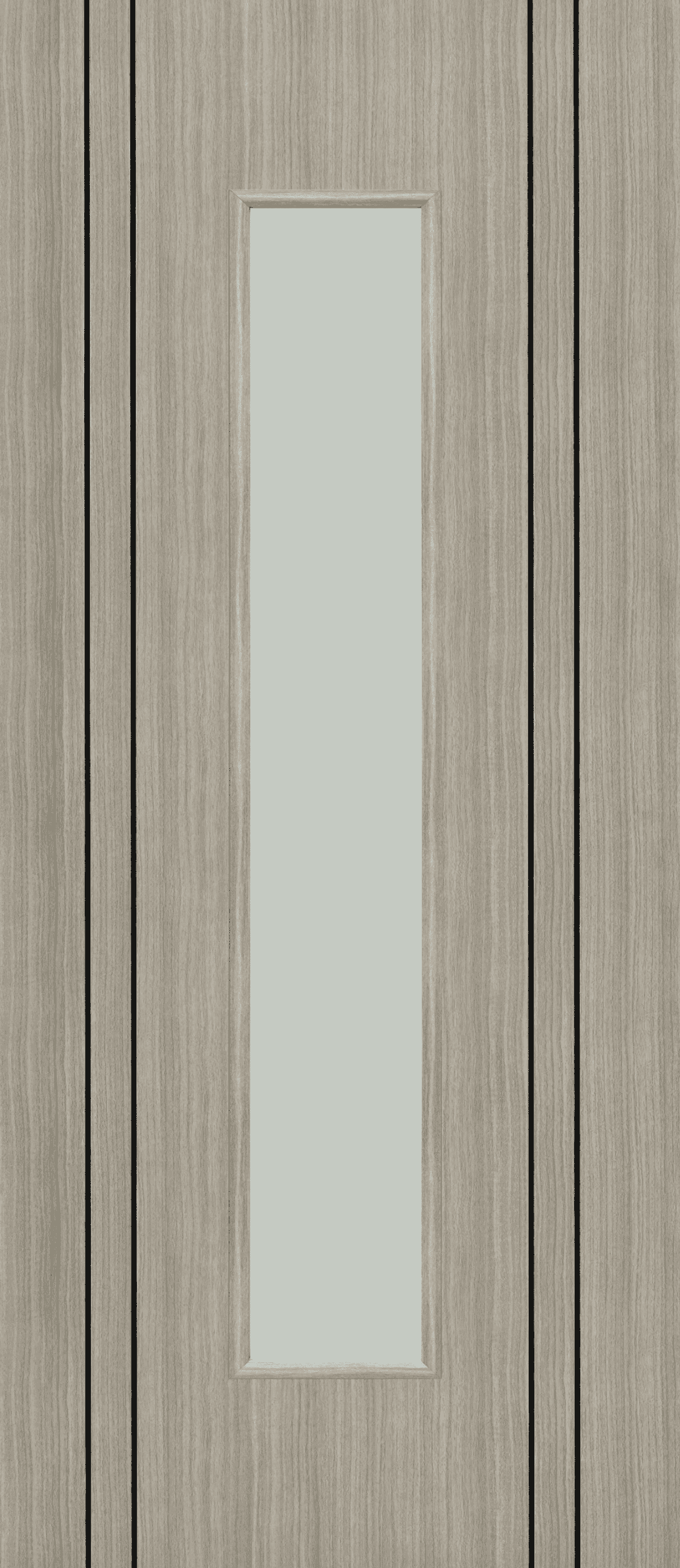 Capri Grey 1L Clear Glass Laminate Internal Doors