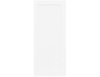 Shaker 1 Panel White Laminate Internal Doors