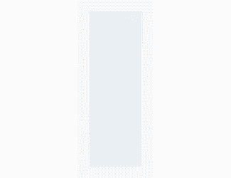 Shaker 1 Light White Clear Glass Laminate Internal Doors