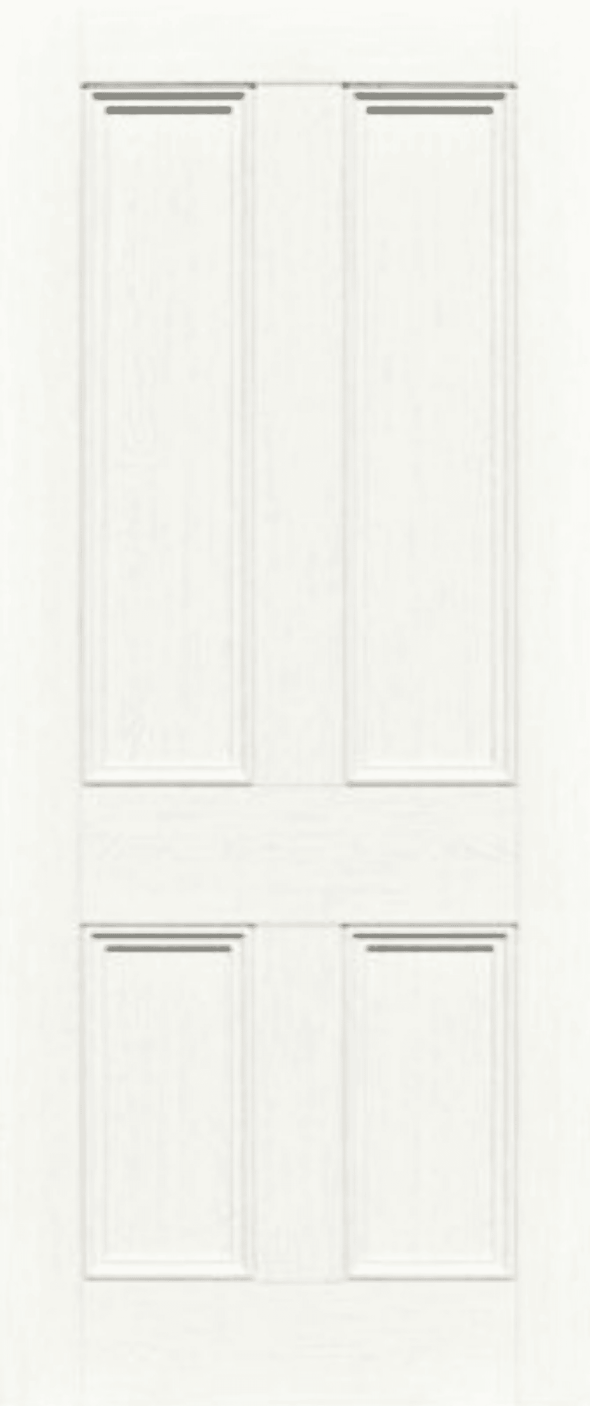 Toulouse 4 Panel White Laminate Internal Doors