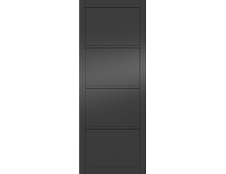 Kensington Black Primed 4 Panel Internal Doors