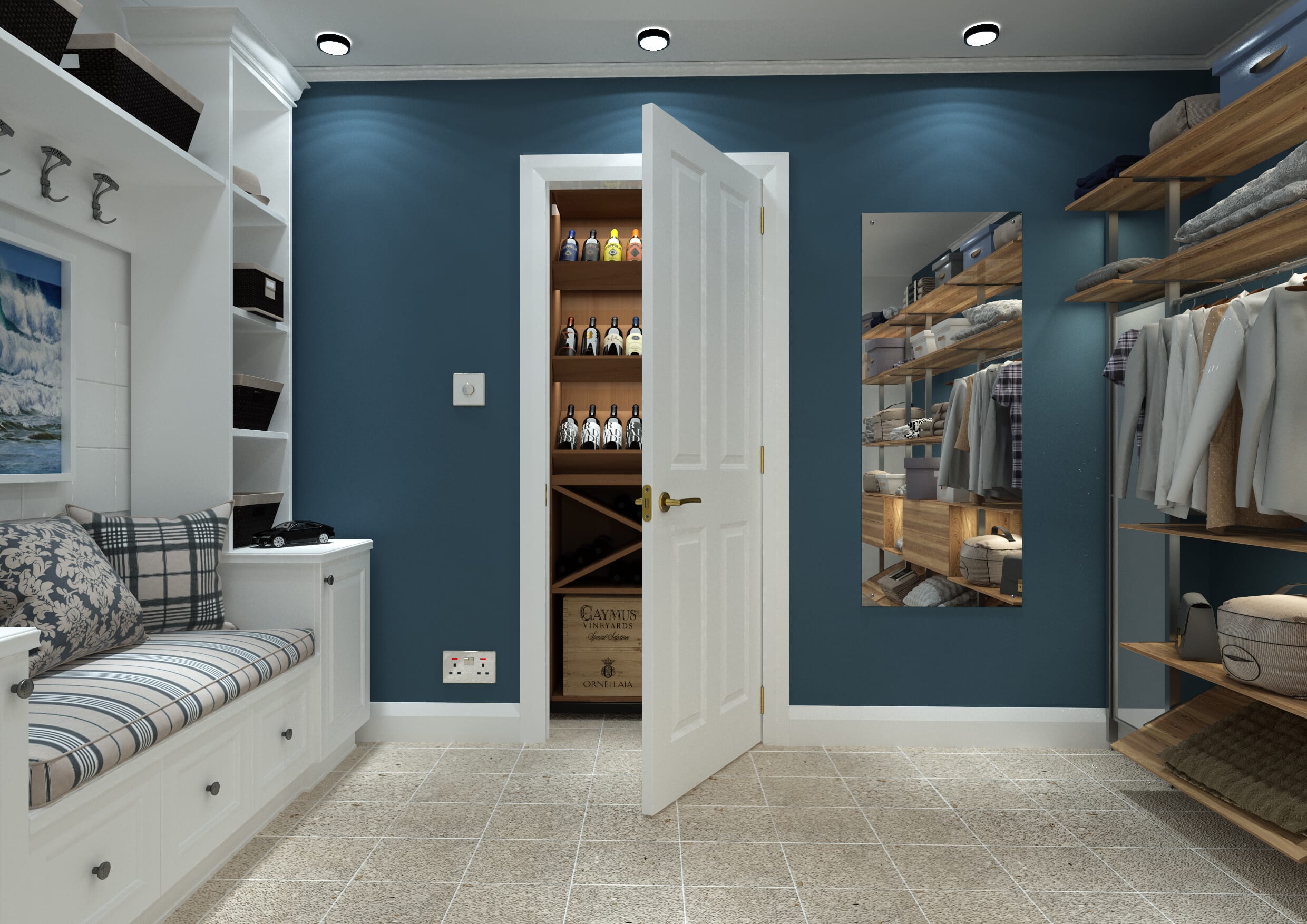 762x1981x44mm (30") White Windermere Smooth Internal Doors