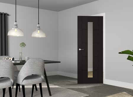 Iseo Dark Grey Laminate 1 Light Internal Doors