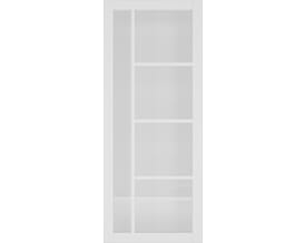 Brixton White - Clear Glass Internal Doors