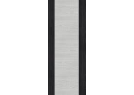 2040mm x 726mm x 44mm FD30 Deanta Architectural Flush Light Grey Ash with Dark Grey Edges - Prefinished Internal Door