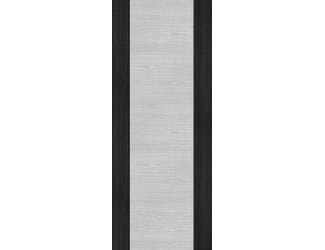 Architectural Flush Light Grey Ash with Dark Grey Edges - Prefinished Internal Doors