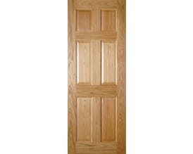 Oxford 6 Panel Oak - Prefinished Internal Doors