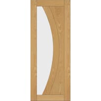 Ravello Oak Glazed Door - Prefinished Image
