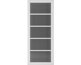 Shoreditch White - Smoked Glass Internal Doors