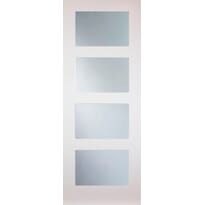 Coventry White 4 Light Clear Glazed Door Image