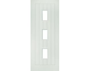 Ely White Primed Glazed Internal Doors