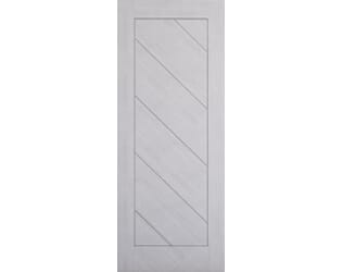 Torino Light Grey Ash - Prefinished Fire Door