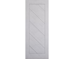 Torino Light Grey Ash - Prefinished Fire Door
