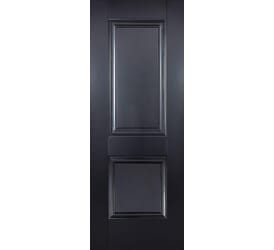 Arnhem Black 2 Panel Internal Doors