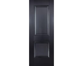 Arnhem Black 2 Panel Fire Door