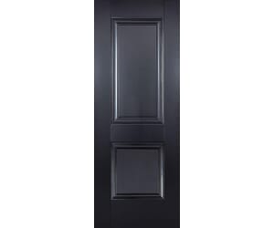 Arnhem Black 2 Panel Fire Door