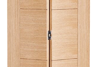 686x1981x35mm (27") Vancouver Oak Bifold Door