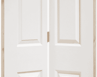 762x1981x35mm (30") Textured 6 Panel Bifold Door