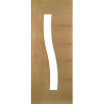 Cadiz Oak Glazed Door - Prefinished Image