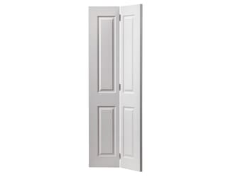 Canterbury White Grained Internal Folding Doors
