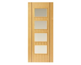 Oak Blenheim Glazed - Prefinished Fire Door