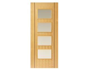 Oak Blenheim Glazed - Prefinished Fire Door