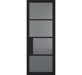 Chelsea Tinted Glazed Black Internal Doors