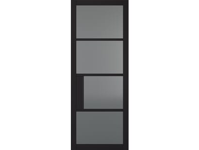 Chelsea Tinted Glazed Black Internal Doors Image