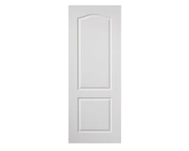 White Grained Classique Fire Door