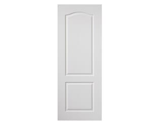 White Grained Classique Fire Door