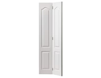 Classique White Grained Internal Folding Doors 
