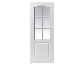 White Grained Classique 6 Light Internal Doors