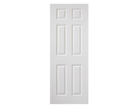 White Grained Colonist Fire Door