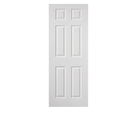 1981mm x 711mm x 35mm (28") White Grained Colonist   Door