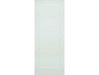 Coventry White 4 Panel Shaker Fire Door Image