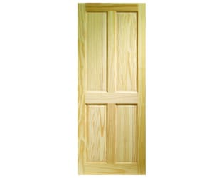 Clear Pine Victorian 4 Panel Internal Doors