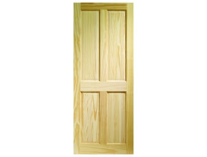 Clear Pine Victorian 4 Panel Internal Doors Image
