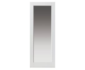 1981mm x 762mm x 44mm (30") FD30 White Tobago Glazed Door