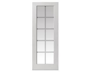 White Decca Glazed  Internal Doors