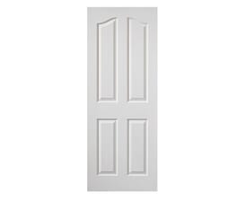 White Grained Edwardian Fire Door