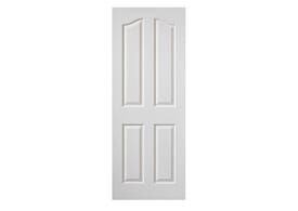 1981mm x 533mm x 35mm (21") White Grained Edwardian   Door