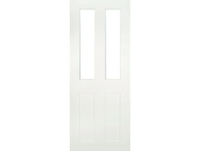 Eton Glazed 4 Panel White Internal Doors Image