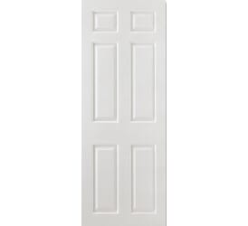 Smooth White 6 Panel Internal Doors