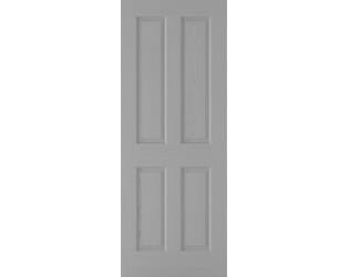 Textured 4 Panel Grey Internal Doors