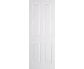 762x1981x44mm (30") White Textured 4 Panel Fire Door